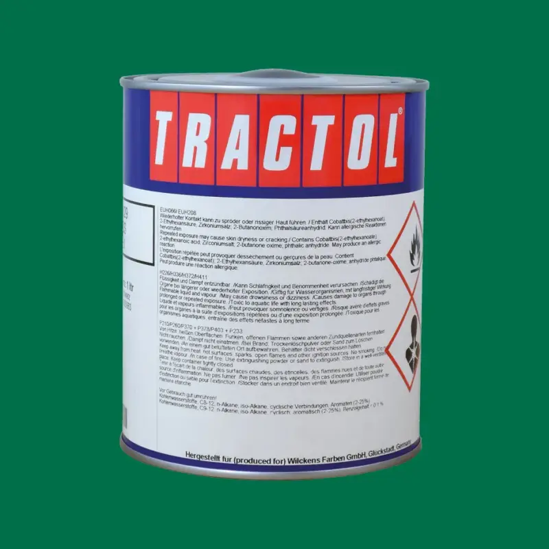 Tractol Lack John Deere grün neu ab Bj. 1987, 1 Liter Neue Kollektion