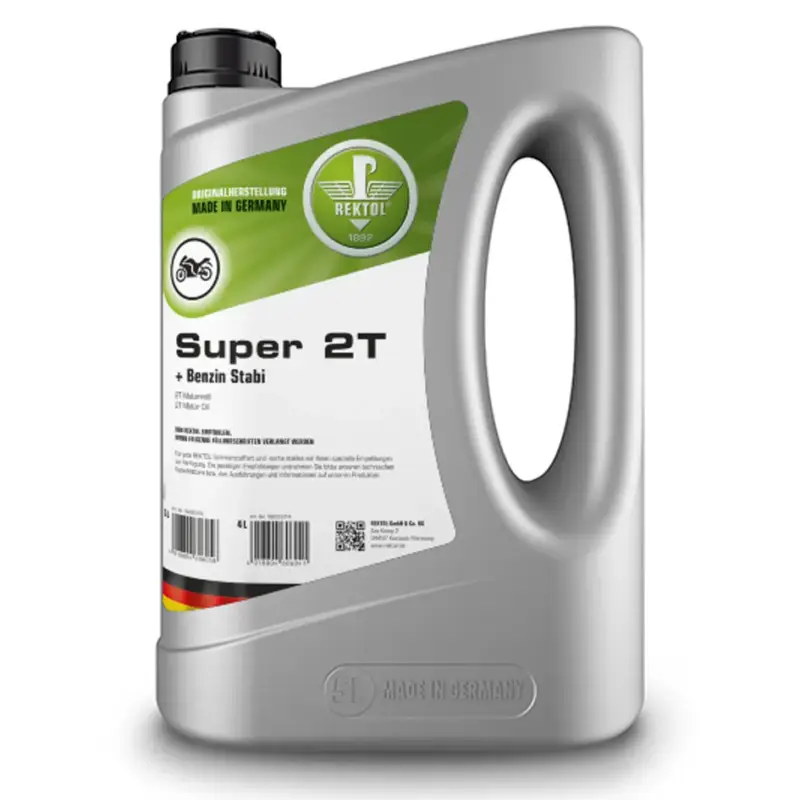 REKTOL Motorenöl Super 2T + Benzin Stabilisator, 5 Liter Preis Gesenkt
