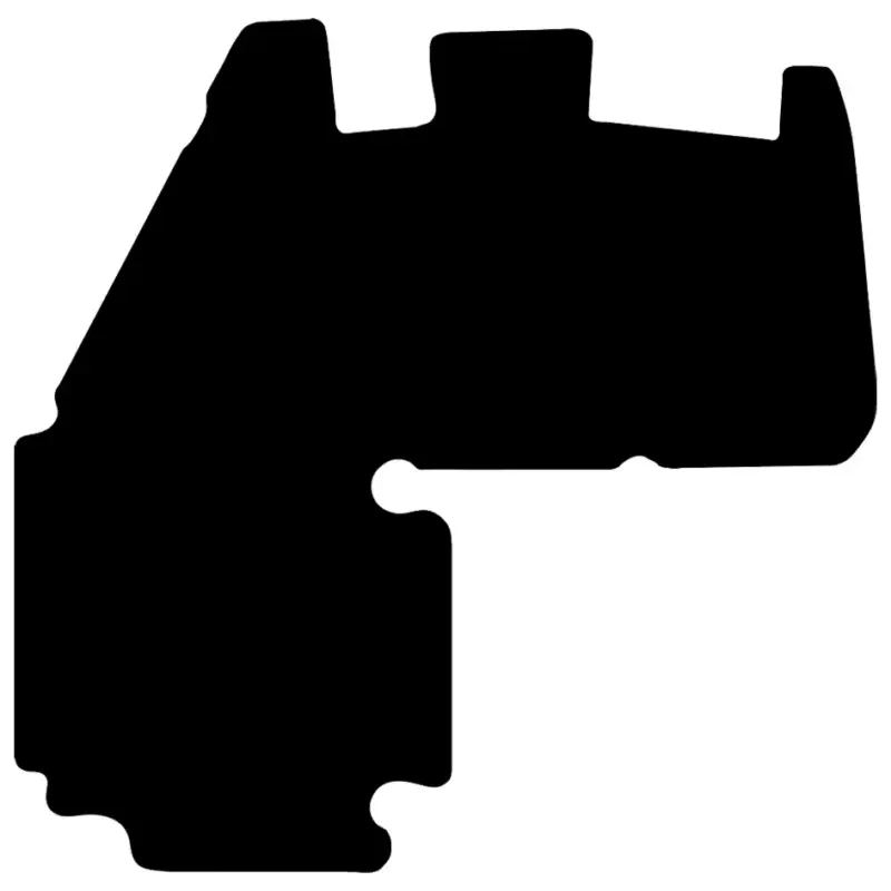 Textil-Fussmatte Hidromek HMK 635 WL, HMK 640 WL, schwarz Letzte Chance