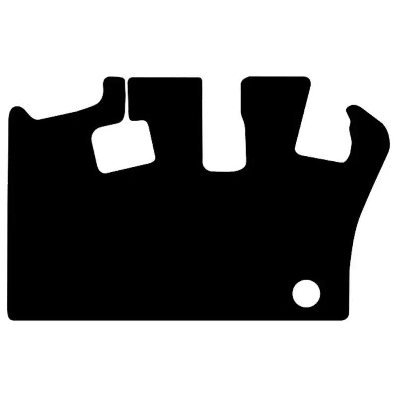Textil-Fussmatte Takeuchi TB 325 R, schwarz Geprüft