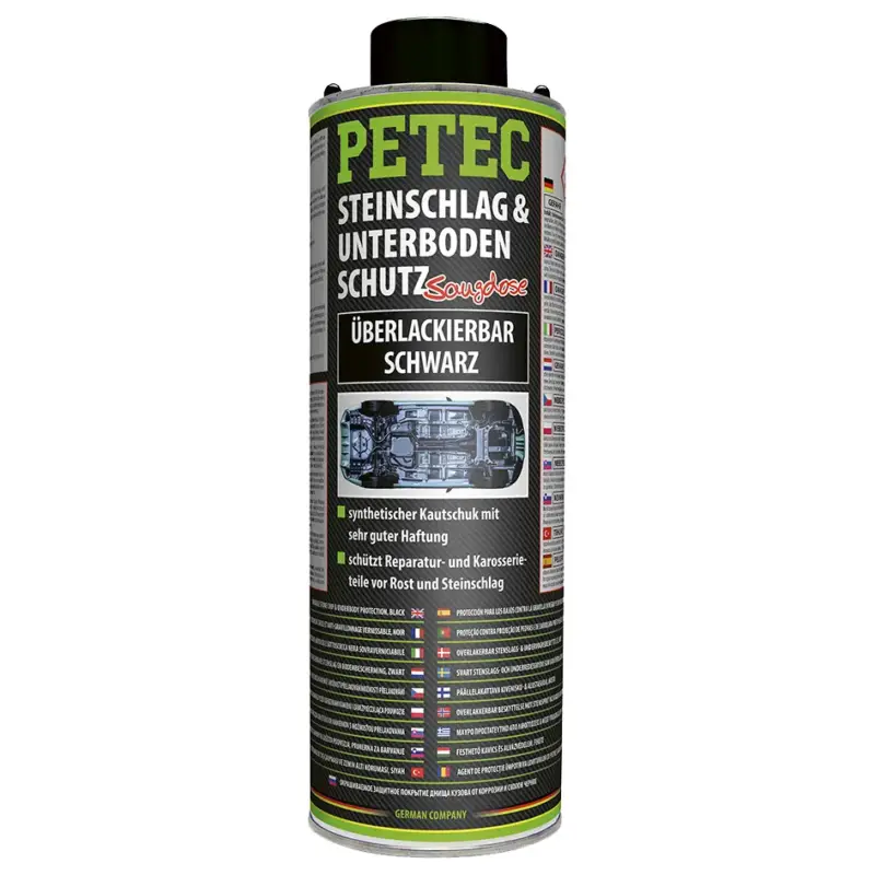 PETEC Unterboden- & Steinschlagschutz schwarz, 1 Liter Highlight