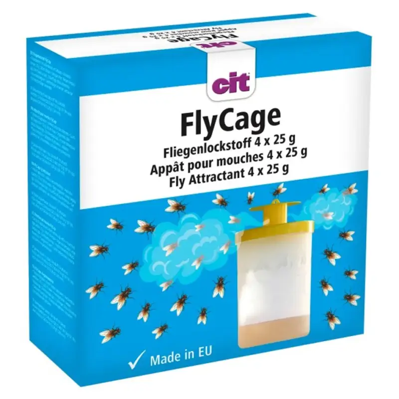 cit Fliegenlockstoff FlyCage 4 x 25 g Zertifiziert