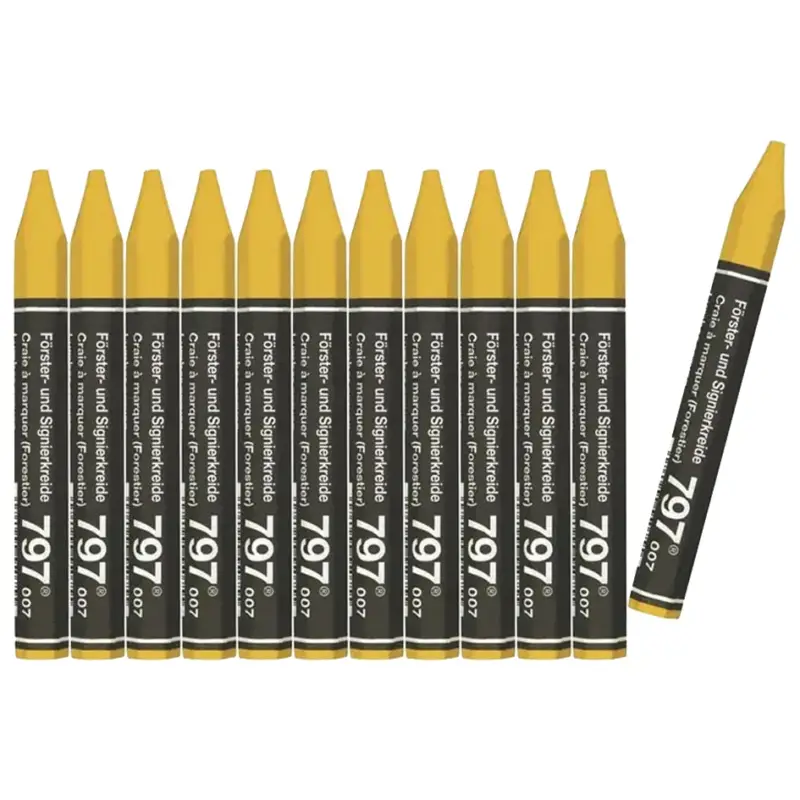 Lyra Förster- & Signierkreide 12 mm gelb, 12 Stück im Karton Sonderangebot