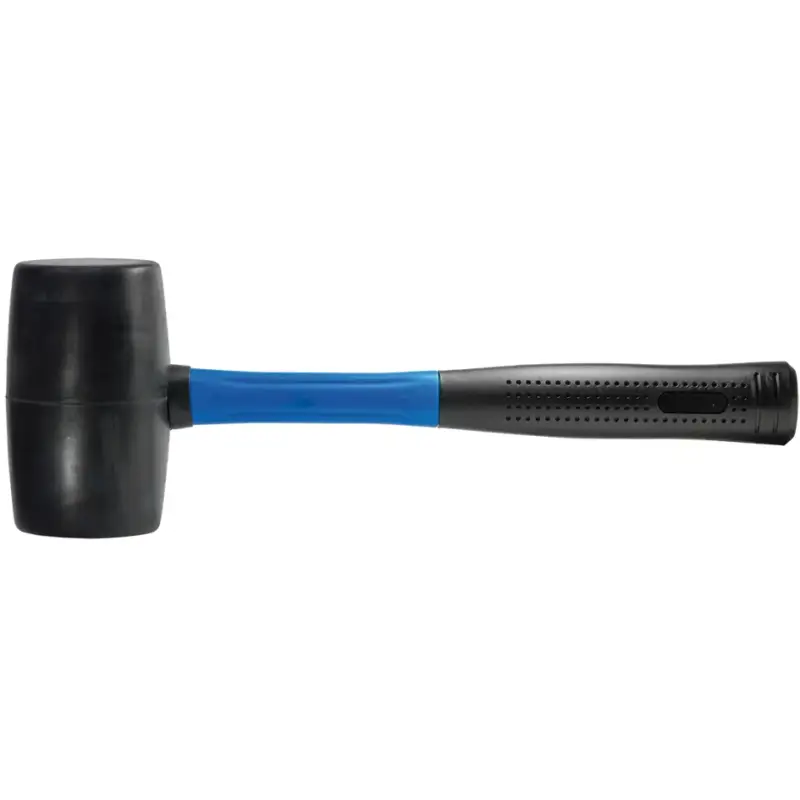 Top-Preis Gummihammer mit Fiberglasstiel 1200 g, Kopf-ø 76 mm