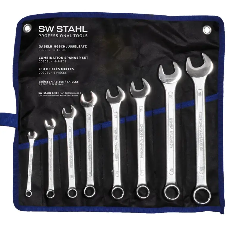 Gabelringschlüsselsatz 6-19 mm, 8-teilig Sonderaktion