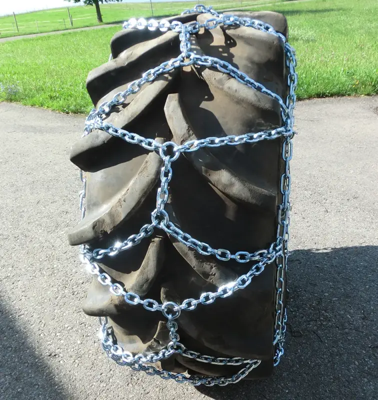 Schneekette Kreuzspur 7 mm für 20" Reifen, paarweise Echt