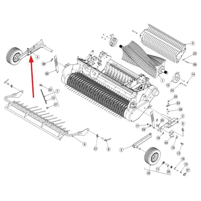 Super-Preis Pickup-Führungsrad Comp Assy, ACH00911