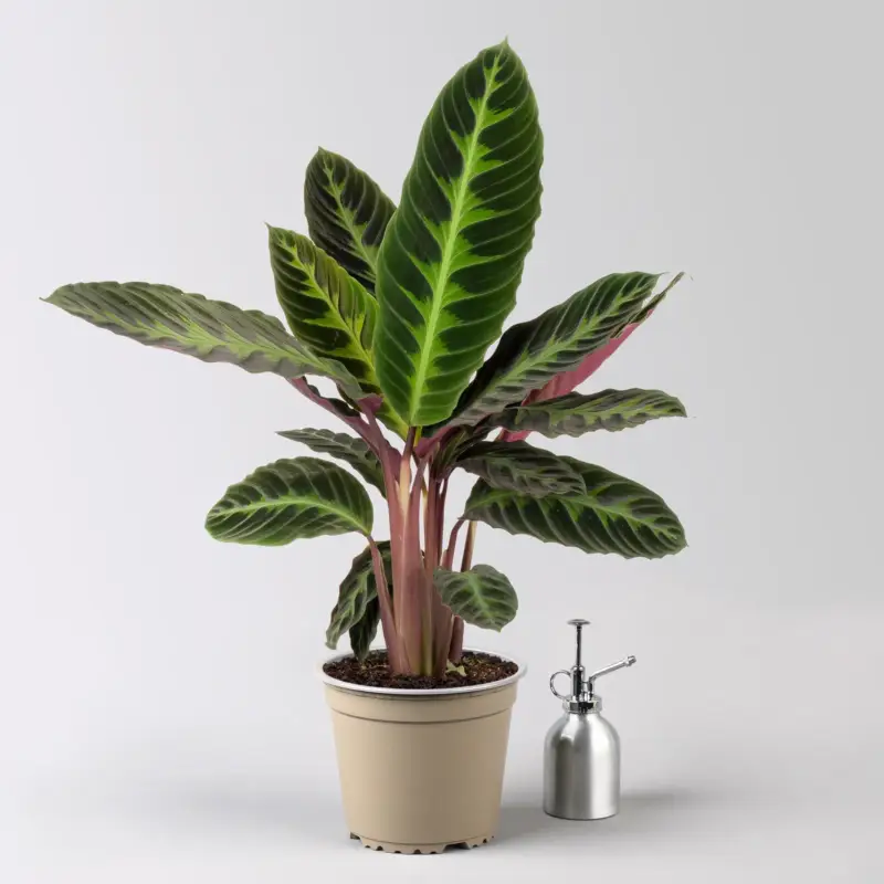 Korbmarante, Goeppertia warscewiczii syn. Calathea, Topf-Ø 19 cm. Höhe ca. 70 cm Online Kaufen