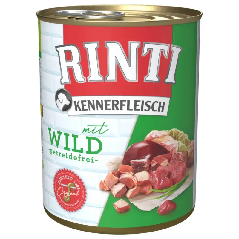 Wochenendangebot RINTI Hundefutter, Wild, 800g