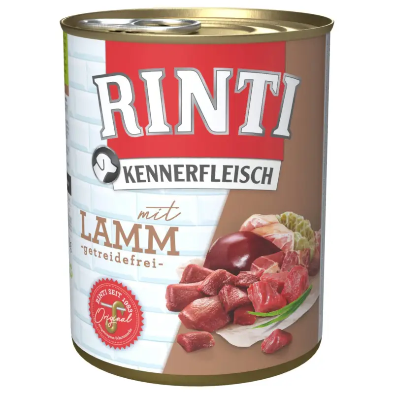 Sonderaktion RINTI Hundefutter, Lamm, 800g