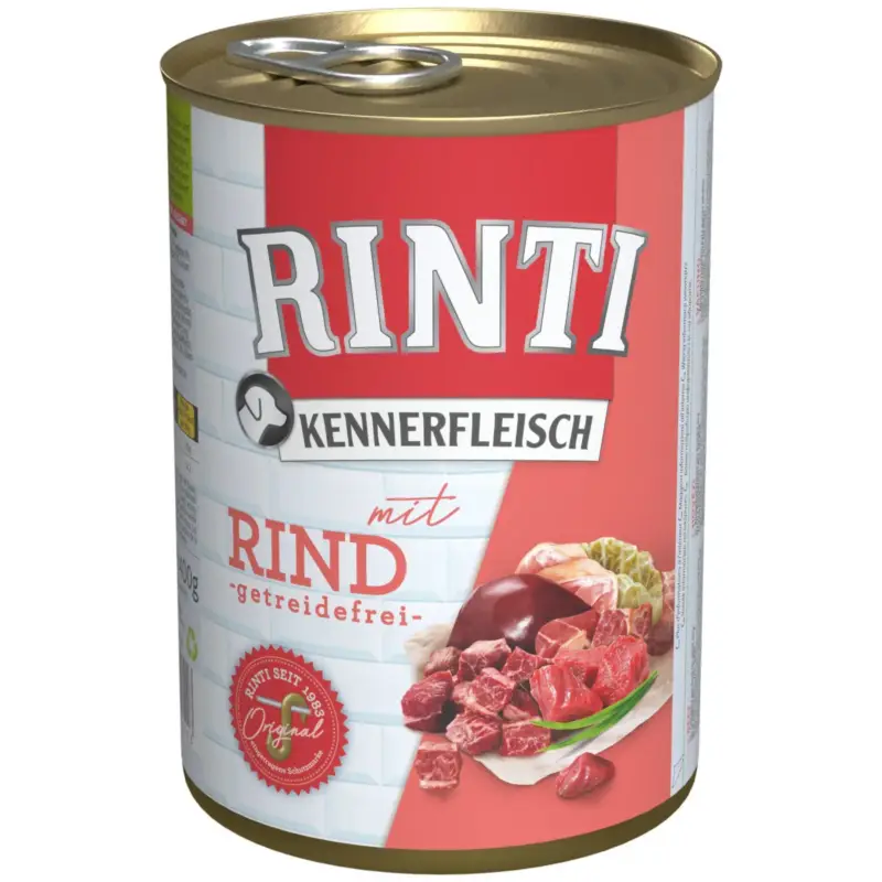 RINTI Hundefutter, Rind, 400g Neue Kollektion