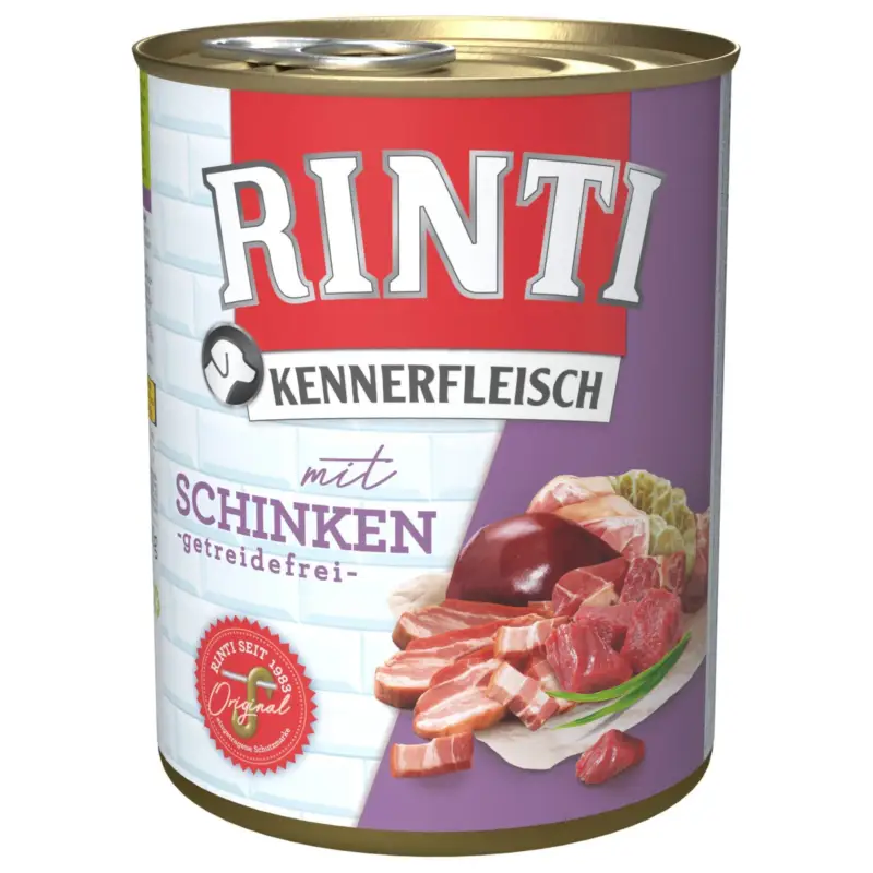 RINTI Hundefutter, Schinken, 800g Top-Preis