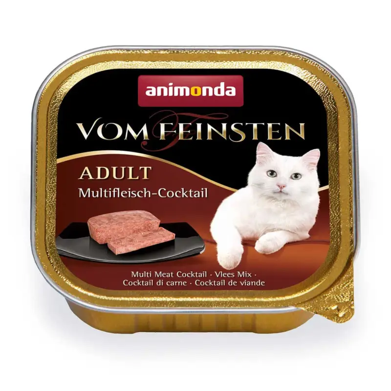 Günstig Katzenfutter, Animonda vom Feinsten Adult, Multi-Fleisch-Cocktail, 100g
