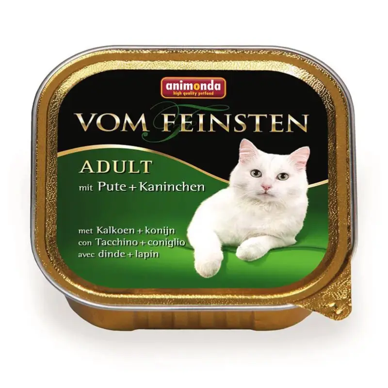 Sichere Zahlung Katzenfutter, Animonda vom Feinsten Adult, Pute und Kaninchen, 100g