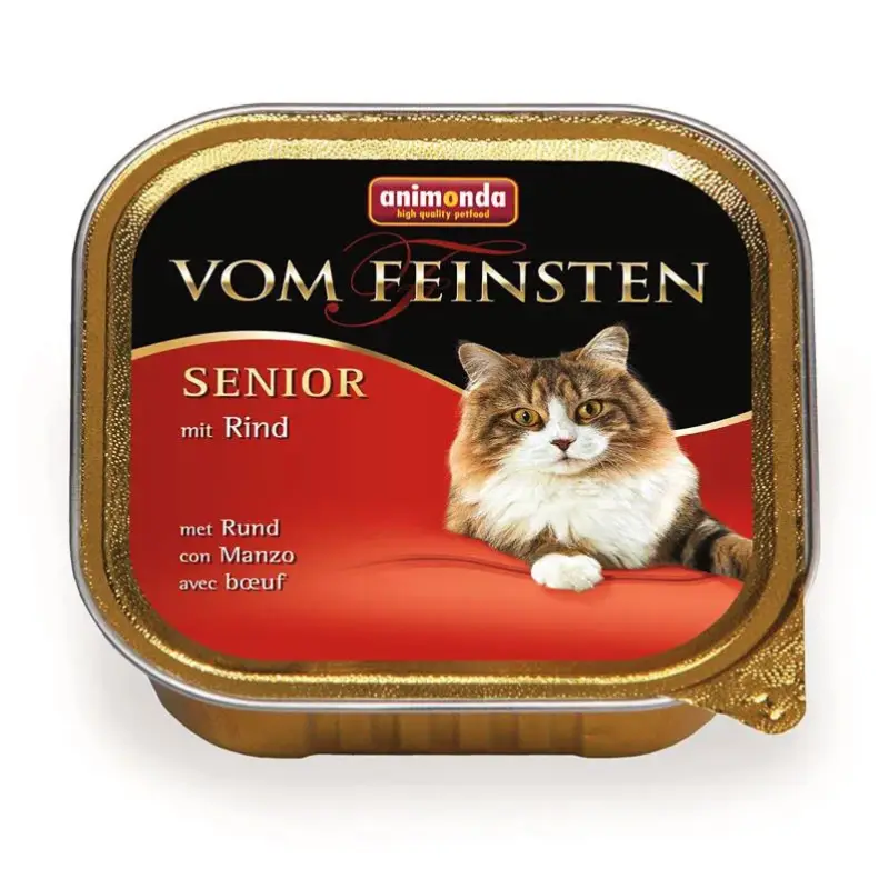 Neu Katzenfutter, Animonda vom Feinsten Senior, Rind, 100g