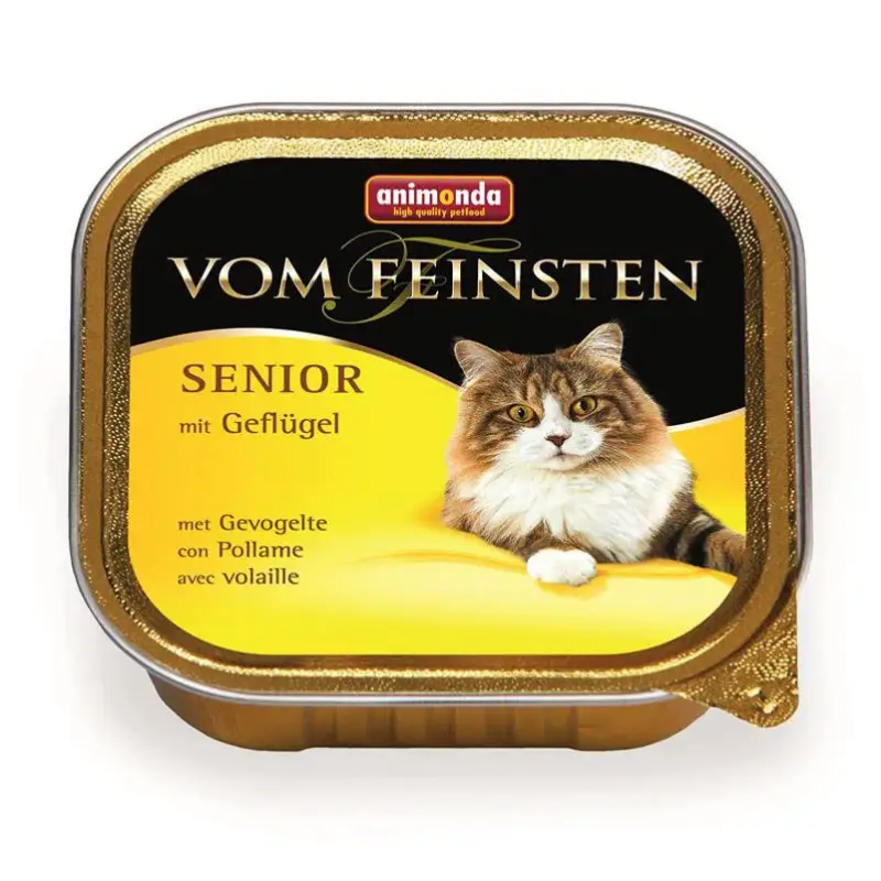 Solange Der Vorrat Reicht Katzenfutter, Animonda vom Feinsten Senior, Geflügel, 100g