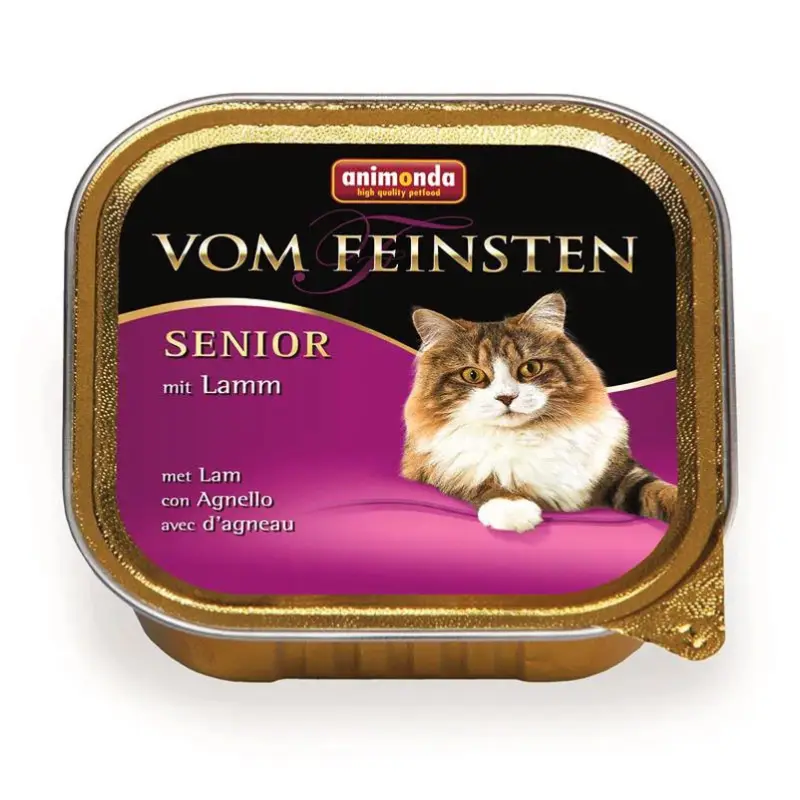 Katzenfutter, Animonda vom Feinsten Senior, Lamm, 100g Neue Kollektion