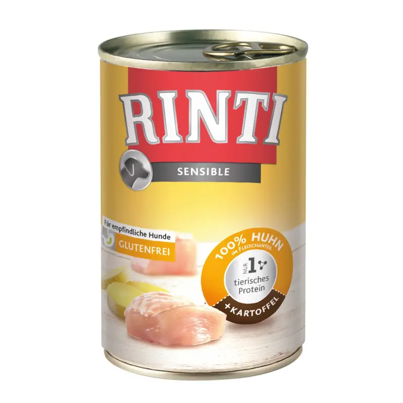 Finnern Rinti Sensible, Huhn und Kartoffeln, 400g Versand Am Gleichen Tag