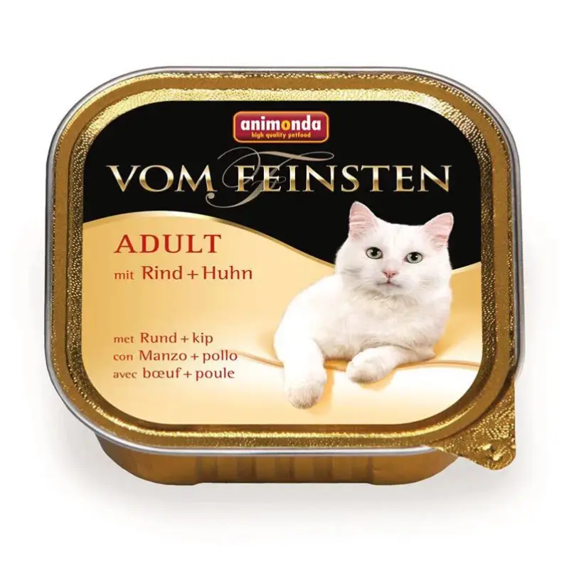 Top-Preis Katzenfutter, Animonda vom Feinsten Adult, Rind und Huhn, 100g