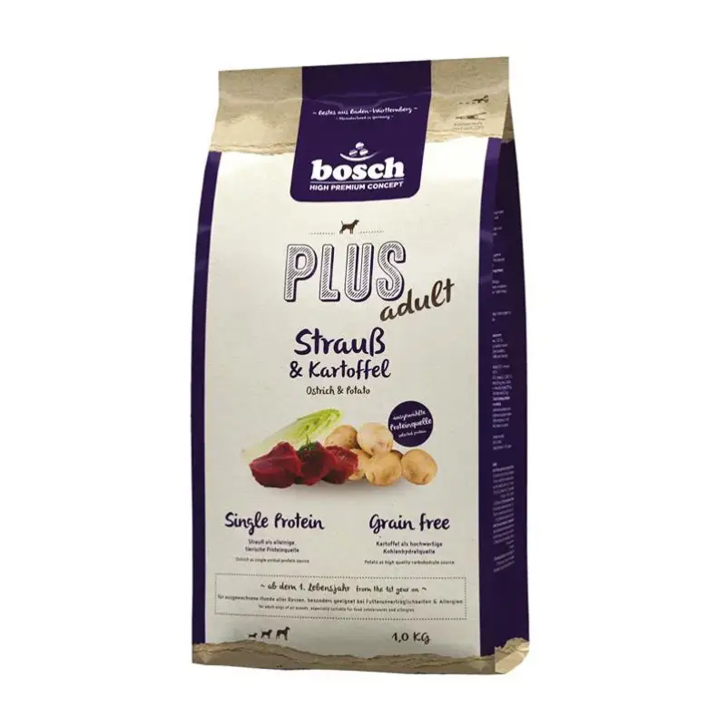Sofort Bestellen Bosch HPC Plus Adult, Strauß und Kartoffel, getreidefrei, 1 kg
