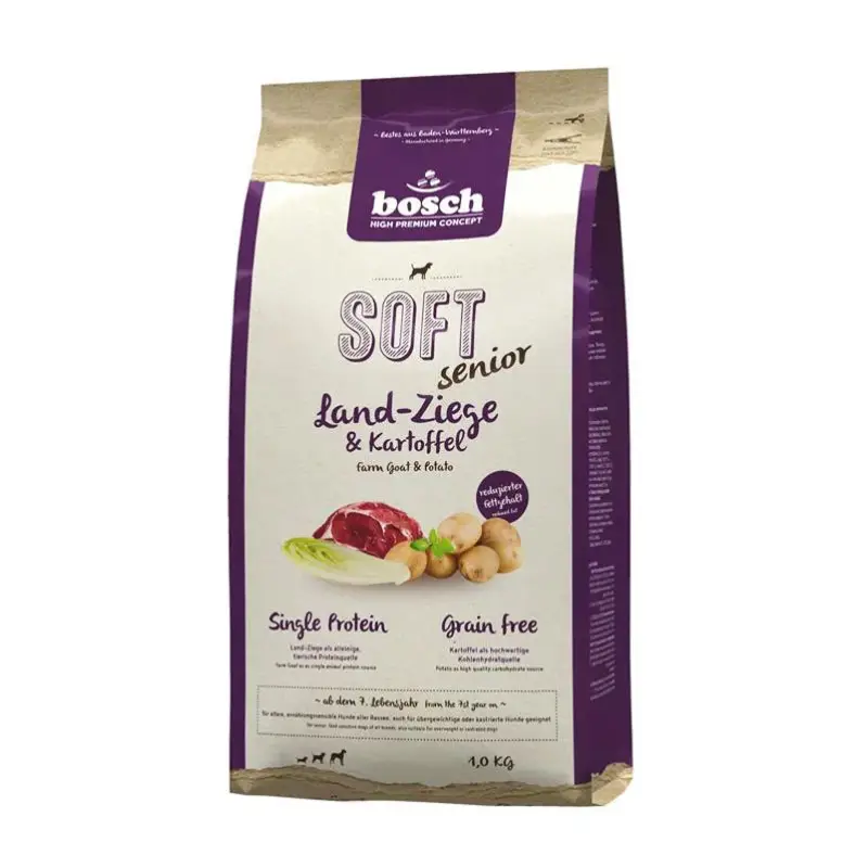 Kracherpreis Bosch HPC Soft Senior, Land-Ziege und Kartoffel getreidefrei, 1 kg