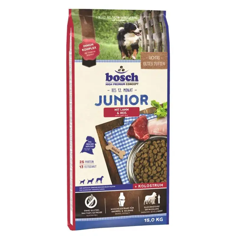 Top-Preis Bosch HPC Junior, Lamm und Reis, 15 kg