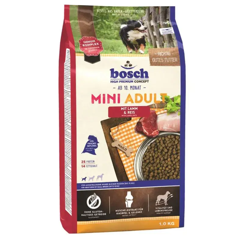 Bestseller Bosch HPC Mini Adult, Lamm und Reis, 1 kg