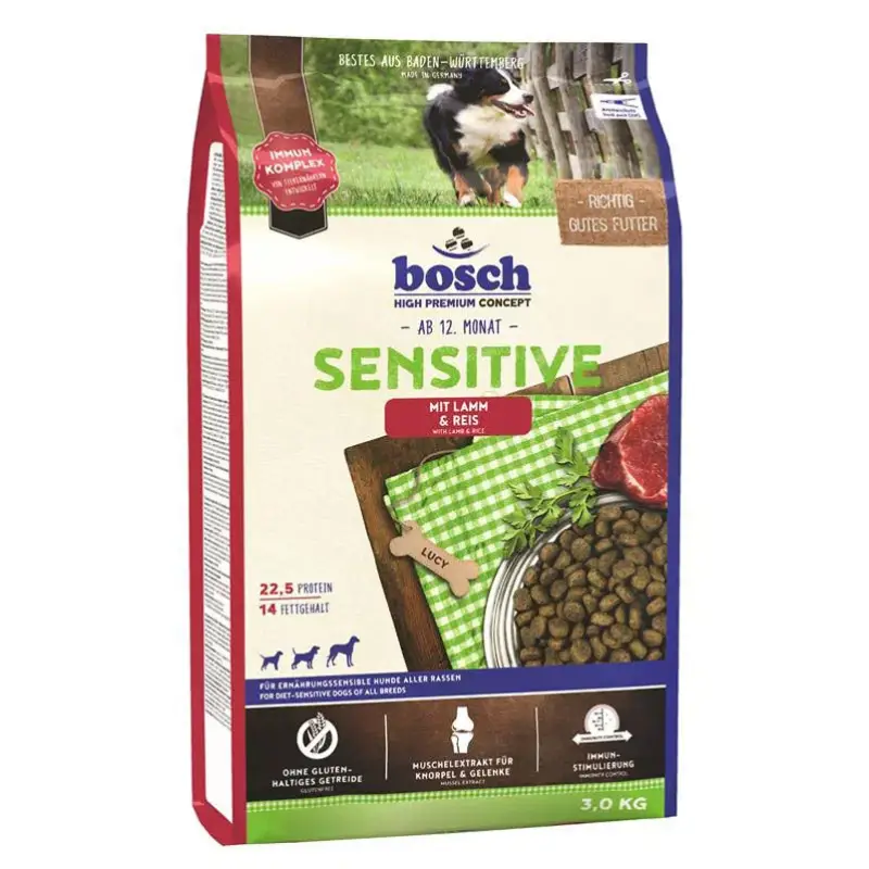 Begrenztes Angebot Bosch HPC Sensitive, Lamm und Reis, 3 kg