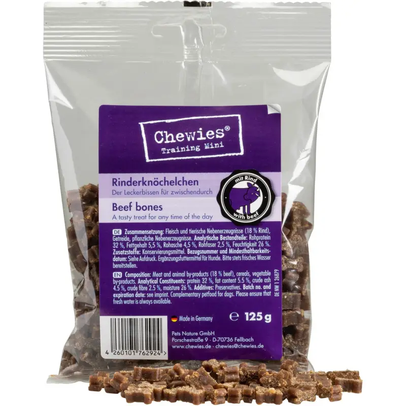 Chewies Premium Mini, Rind, 125g Jetzt Kaufen