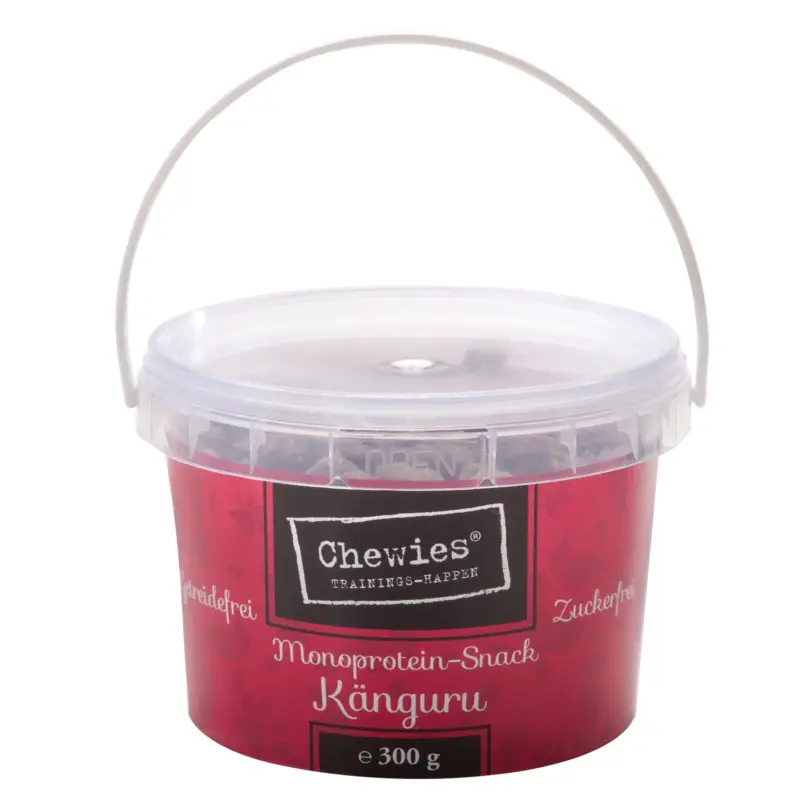 Chewies Trainingshappen, Känguru, 300 g Neue Kollektion