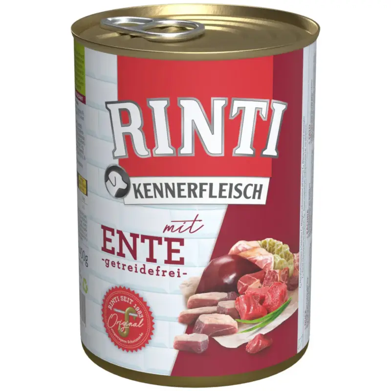 Hundefutter, Finnern Rinti Kennerfleisch, Ente, 400g Sonderaktion