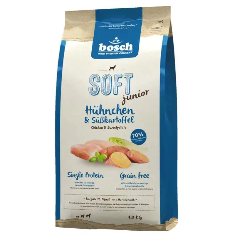 Bosch HPC Soft Junior, Hühnchen und Süßkartoffel, 1 kg Highlight