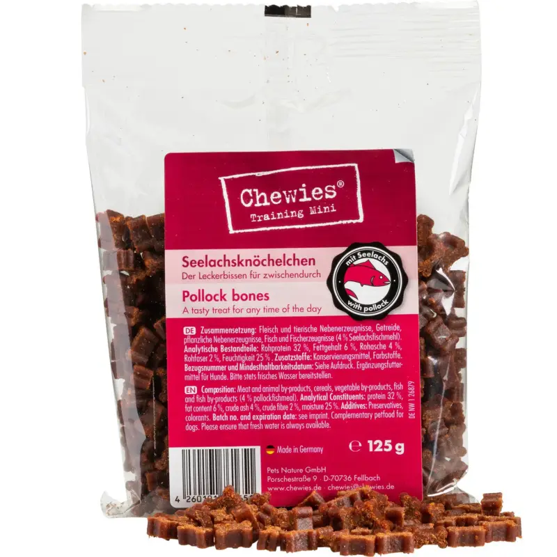 Chewies Premium, Mini Lachs, 125g Wochenendangebot