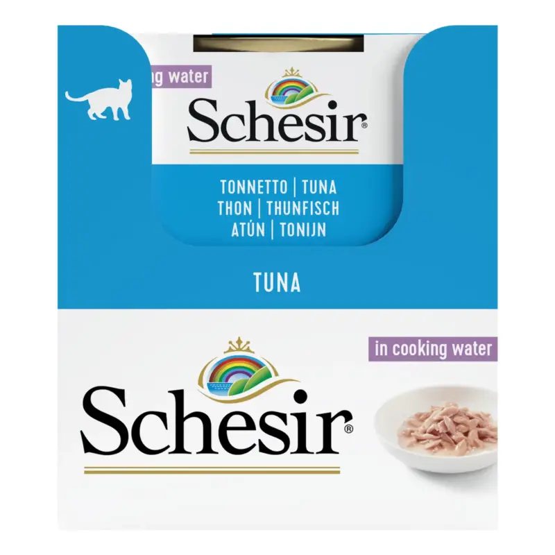 Schesir Cat Natural, Thunfisch, 85 g Dose Highlight
