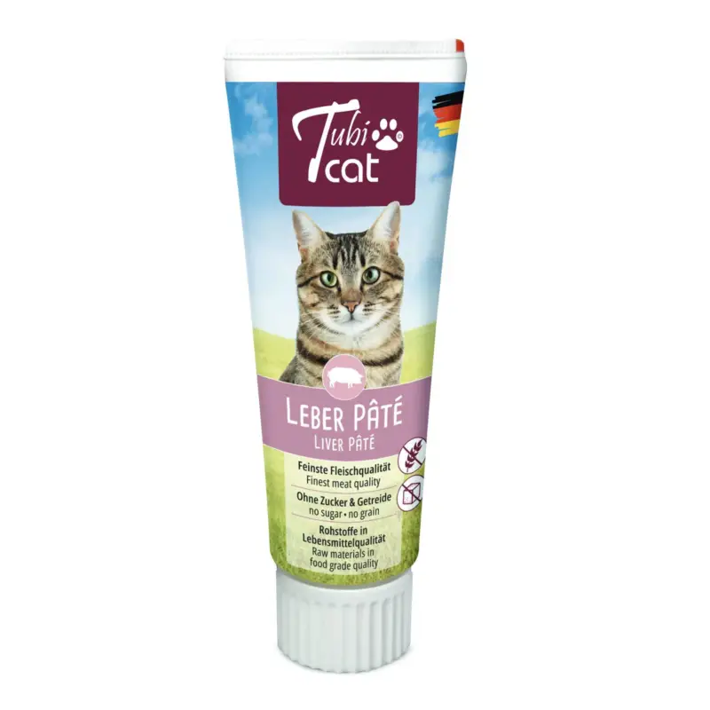 Letzte Chance Ergänzungsfutter für Katzen, TubiCat Leberwurst, 75 g