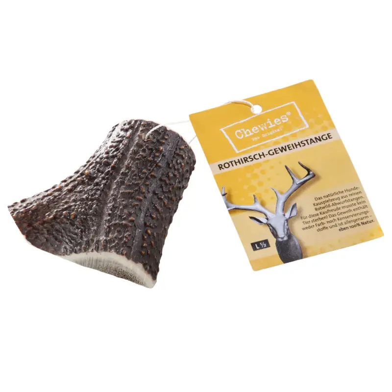 Direktkauf Chewies Rothirsch-Geweihstange L halb, 80–140 g