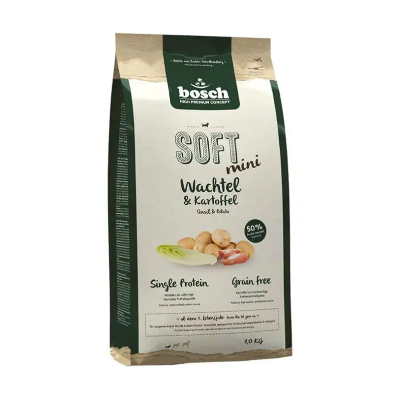Bosch HPC Soft Mini, Wachtel und Kartoffel, 1 kg Kracherpreis