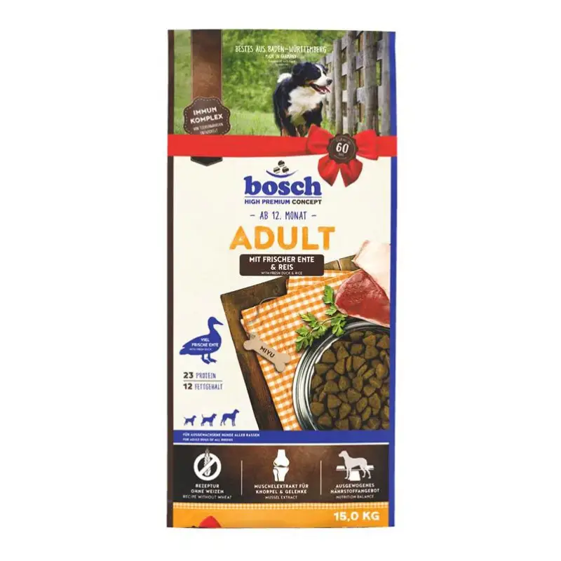 Aktuell Bosch Adult, Ente und Reis, 15 kg