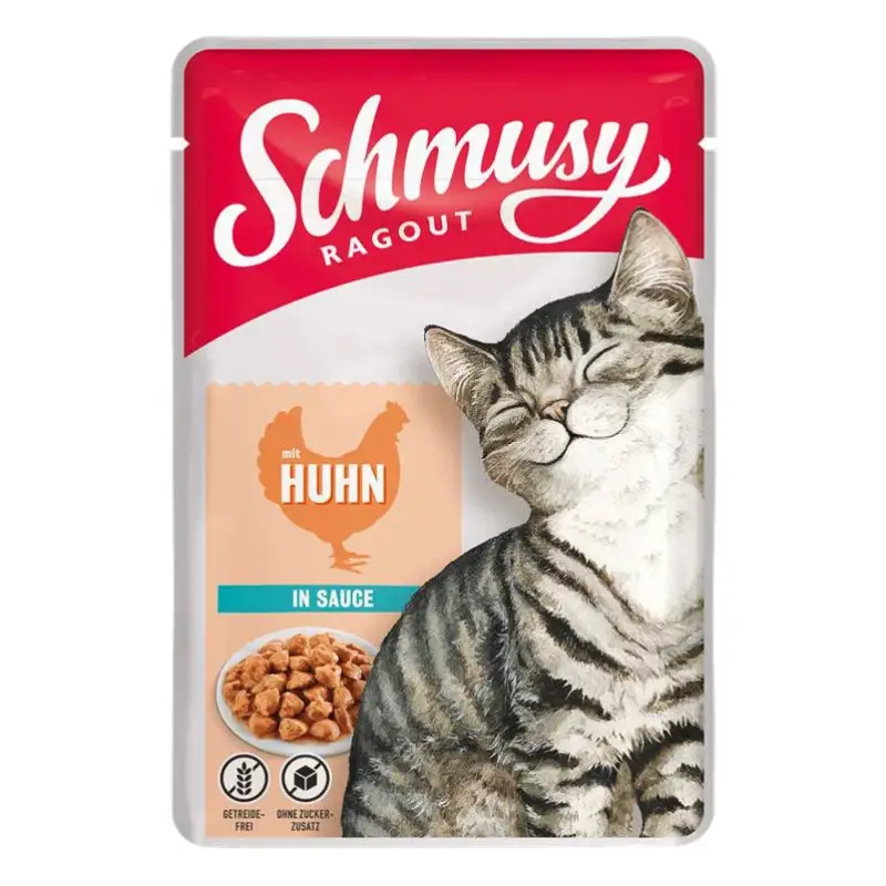 Saisonangebot Finnern Schmusy Ragout Pouch, Huhn in Sauce, 100g