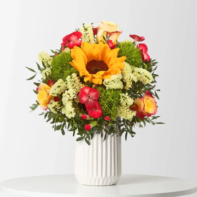 Blumenstrauß 'Sonnige Grüße', handgebunden Sofort Bestellen