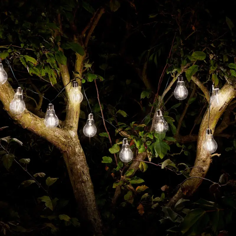 Solar Lichterkette Eureka Retro, 3,8 m Preiswert