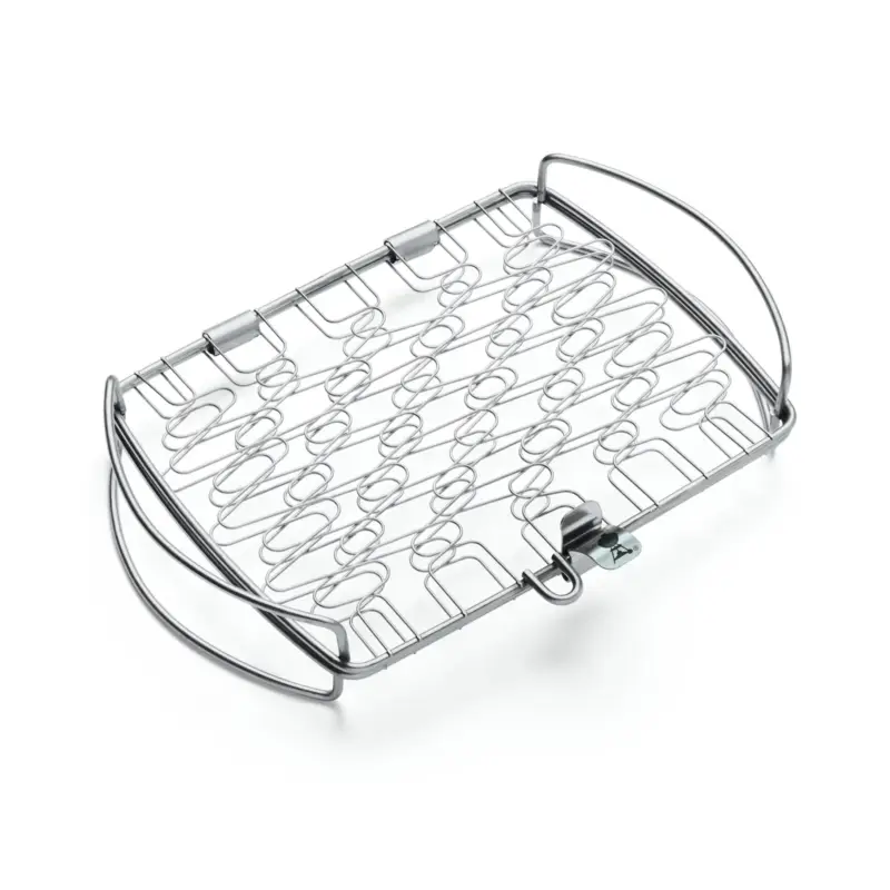 Weber® Fisch- und Gemüsehalter klein, Edelstahl, rechteckig Rabatt