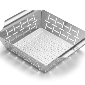 Weber® Style™ Gemüsekorb klein, Edelstahl, 19,4 x 24 x 6,5 cm Neu Im Sortiment