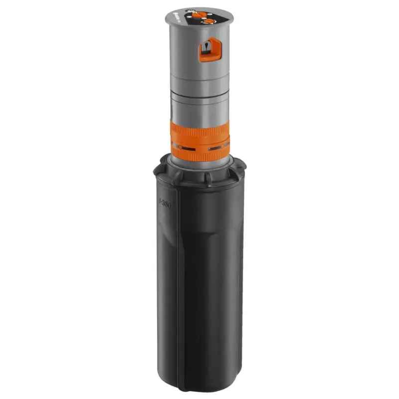 Rabatt Turbinen-Versenkregner T 380, Gardena, Wurfweite 6-11 m, Winkel 25-360°