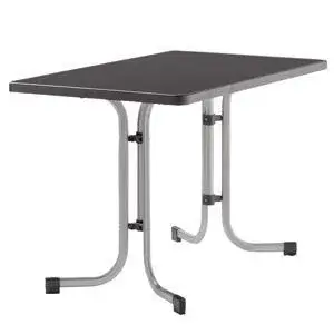 Klapptisch mit Dekorplatte graphit, ca. 115x70 cm Highlight