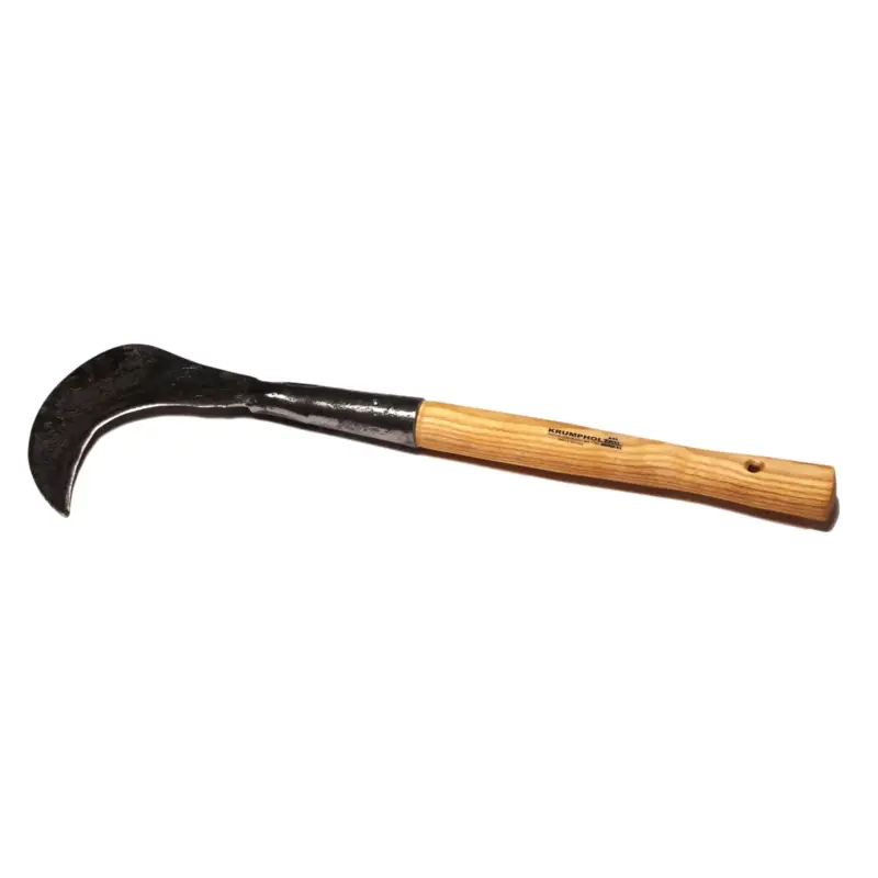 Aktuell Krumpholz Gartensichel geschmiedet mit lackiertem Eschengriff, Stiellänge 14 cm