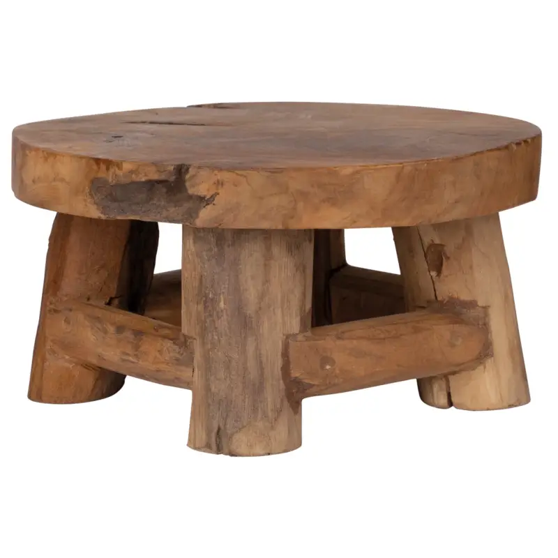Pflanzhocker S, teak, ca. Ø 30 x H 15 cm Wochenendangebot