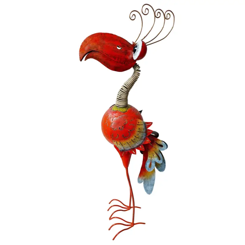 Metall-Vogel 'James Butler', 132 x 28 x 32 cm Markenprodukt