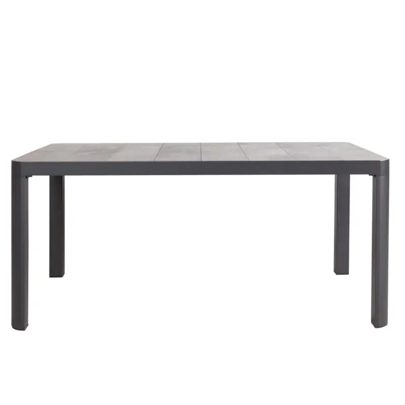 Gartentisch Jersey, Keramik mit Aluminium, ca. 160x90cm, zeitlose Optik Expressversand