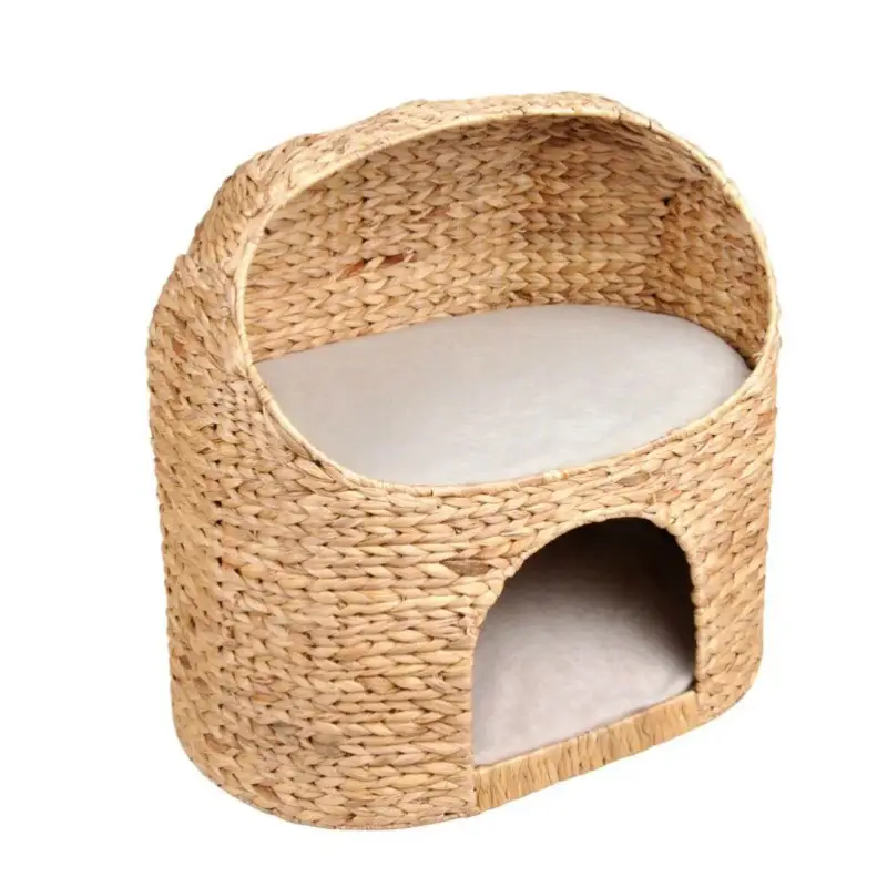 Silvio Design Katzenhöhle Marvin mit Kissen natur Schneller Versand